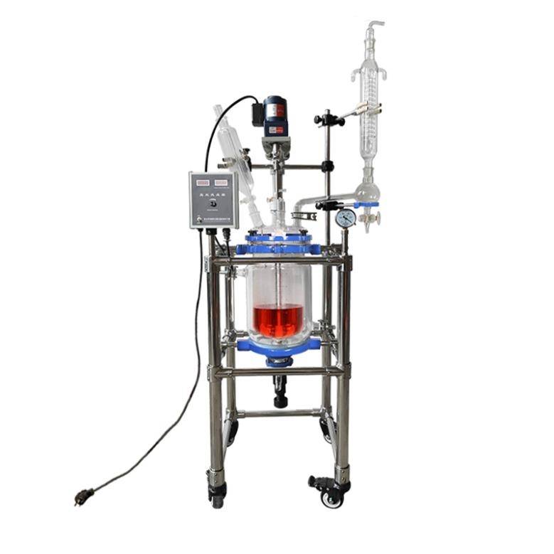 SF-1-5L 双层玻璃反应釜(框架式)